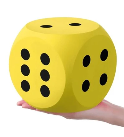 Dados grandes de esponja